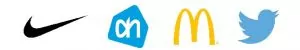 Bekende merk logo's